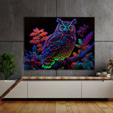 Trippy Psychedelic Owl Trip 85 Wall Art