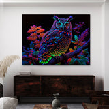 Trippy Psychedelic Owl Trip 85 Wall Art