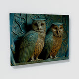 Trippy Psychedelic Owls 82 Wall Art