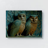 Trippy Psychedelic Owls 82 Wall Art