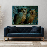 Trippy Psychedelic Owls 82 Wall Art
