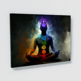 Trippy Psychedelic Seven Chakra 4 Wall Art