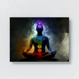 Trippy Psychedelic Seven Chakra 4 Wall Art
