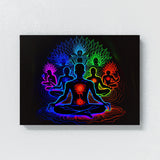 Trippy Psychedelic Seven Chakra 8 Wall Art