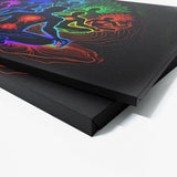 Trippy Psychedelic Seven Chakra 8 Wall Art