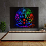 Trippy Psychedelic Seven Chakra 8 Wall Art