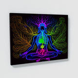 Trippy Psychedelic Seven Chakra 9 Wall Art