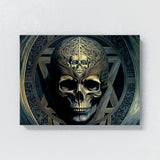 Trippy Psychedelic Skull 11 Wall Art