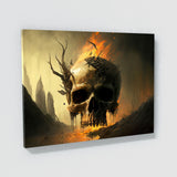 Trippy Psychedelic Skull 13 Wall Art