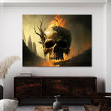 Trippy Psychedelic Skull 13 Wall Art