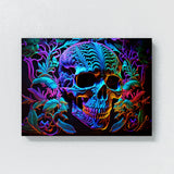 Trippy Psychedelic Skull 16 Wall Art