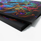 Trippy Psychedelic Skull 16 Wall Art