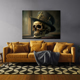 Trippy Psychedelic Skull 18 Wall Art