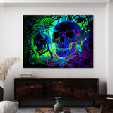 Trippy Psychedelic Skull 22 Wall Art