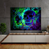 Trippy Psychedelic Skull 22 Wall Art