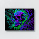 Trippy Psychedelic Skull 23 Wall Art
