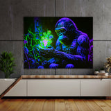 Trippy Psychedelic Stoned Ape 118 Wall Art