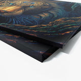 Trippy Psychedelic Tiger 100 Wall Art