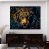 Trippy Psychedelic Tiger 100 Wall Art