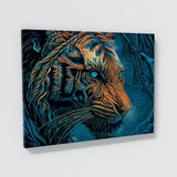 Trippy Psychedelic Tiger 79 Wall Art