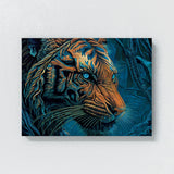 Trippy Psychedelic Tiger 79 Wall Art