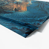 Trippy Psychedelic Tiger 79 Wall Art