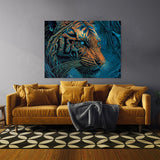 Trippy Psychedelic Tiger 79 Wall Art