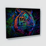 Trippy Psychedelic Tiger 90 Wall Art