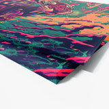 Trippy Psychedelic Tiger 94 Wall Art