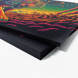 Trippy Psychedelic Tiger 95 Wall Art