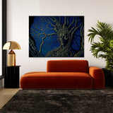 Trippy Psychedelic Tree 33 Wall Art