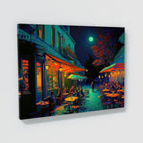 Pop Art Cafe Terrace At Night 56 Wall Art