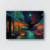 Pop Art Cafe Terrace At Night 56 Wall Art