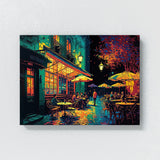 Pop Art Cafe Terrace At Night 60 Wall Art