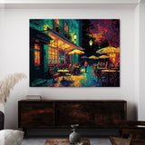Pop Art Cafe Terrace At Night 60 Wall Art