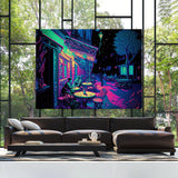 Pop Art Cafe Terrace At Night 61 Wall Art