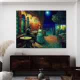 Pop Art Cafe Terrace At Night 63 Wall Art