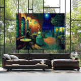 Pop Art Cafe Terrace At Night 63 Wall Art