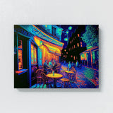 Pop Art Cafe Terrace At Night 64 Wall Art