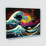 Pop Art Hokusai The Great Wave 7 Wall Art