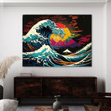 Pop Art Hokusai The Great Wave 7 Wall Art