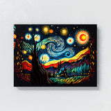Pop Art The Starry Night 24 Wall Art