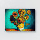 Pop Art Van Gogh Sunflowers 99 Wall Art