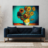 Pop Art Van Gogh Sunflowers 99 Wall Art
