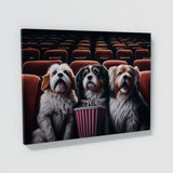 Dogs At A Cinepark 105 Wall Art
