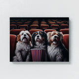 Dogs At A Cinepark 105 Wall Art