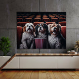 Dogs At A Cinepark 105 Wall Art