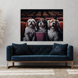 Dogs At A Cinepark 105 Wall Art