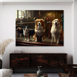 Dogs At The Gym 69 Wall Art