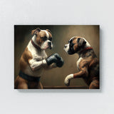 Dogs Boxing 7 Wall Art